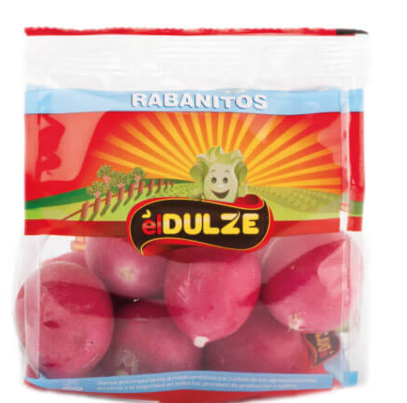 Rabanitos crudos con mejillones en escabeche.